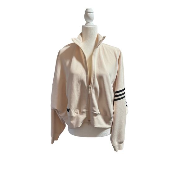 ADIDAS W Adicolor Neuclassics Track Jacket in Wonder White Sz(L) EUC - Picture 1 of 7
